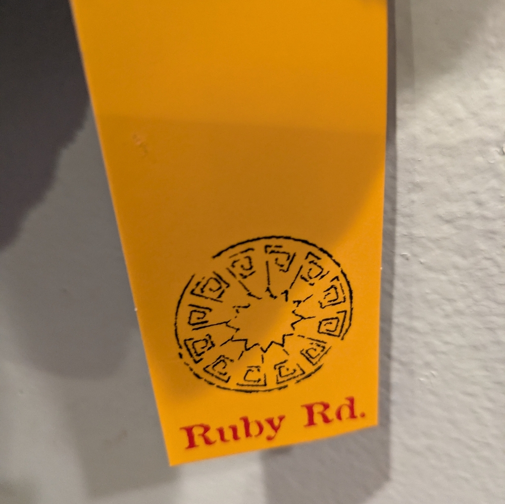 Ruby Rd. Yellow Tag with Red Logo Size Large - Picture 6 of 10